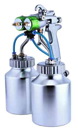 Пістолет фарбувальний пневматичний HVLP 1,3 (2 бачка, 2 форсунки) AUARITA PT-29B-1.3 Одеса