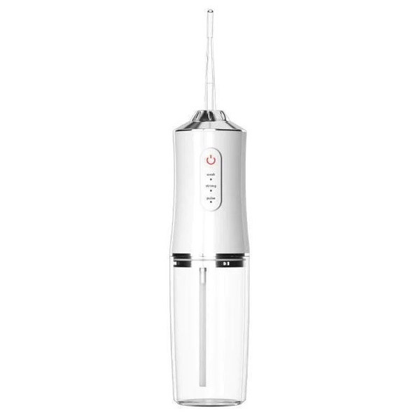 Ирригатор для чистки зубов и полости рта Oral Irrigator с аккумулятором и сменными насадками. Цвет: белый HK-42 Львов - изображение 12