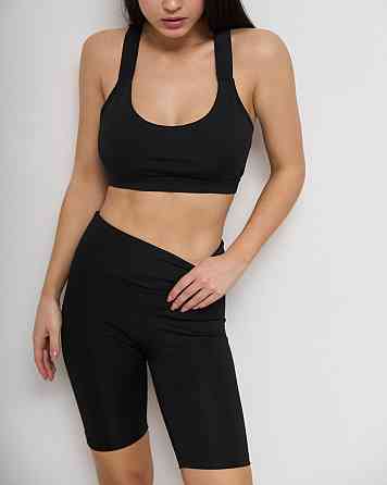 Спортивный женский кроп топ - перекрест на спинке Nicoletta 10074 S Киев