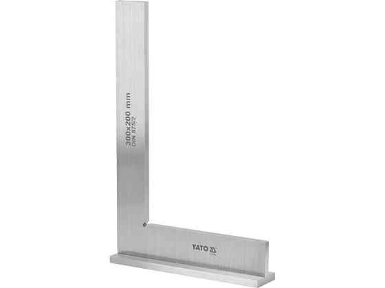Кутник слюсарний 90° YATO з широкою основою, 300 х 200 мм [10] Одеса