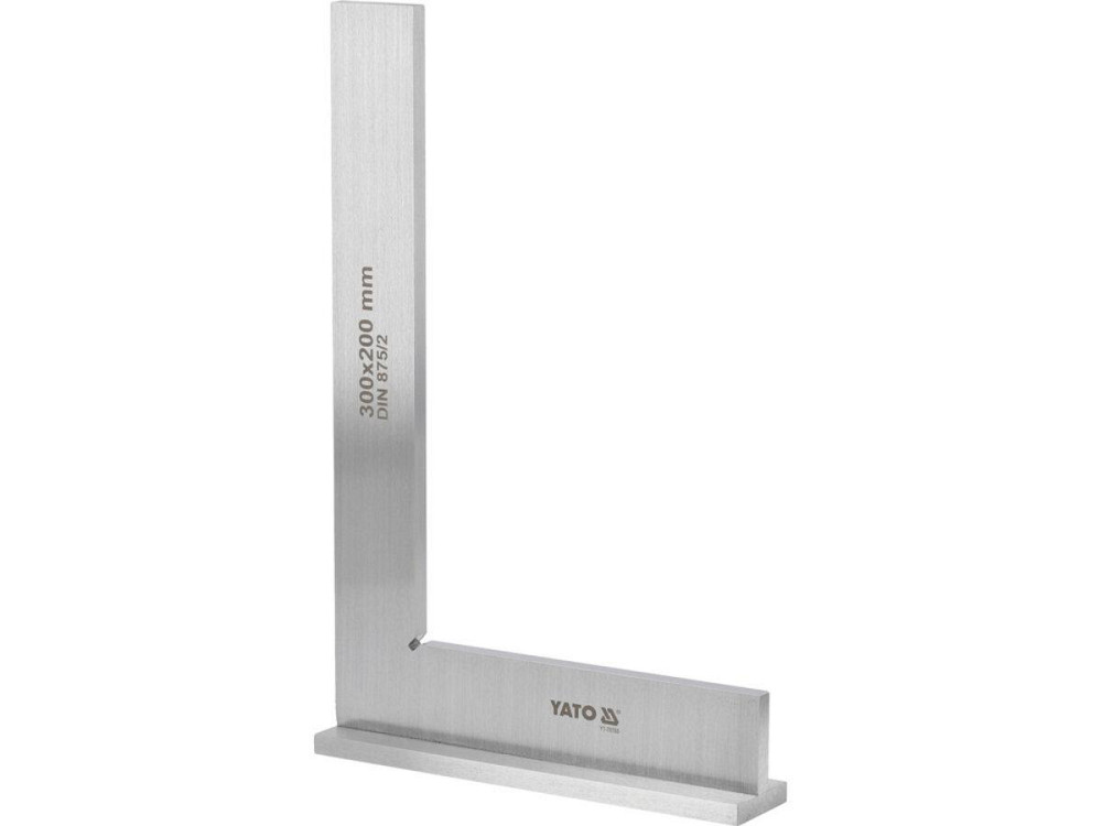 Кутник слюсарний 90° YATO з широкою основою, 300 х 200 мм [10] Одеса - фото 1