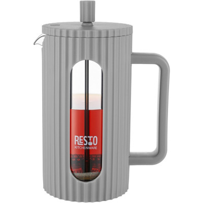 Френч-пресс Resto Keid бамбук 1000 мл сірий (90533) Винница - изображение 5