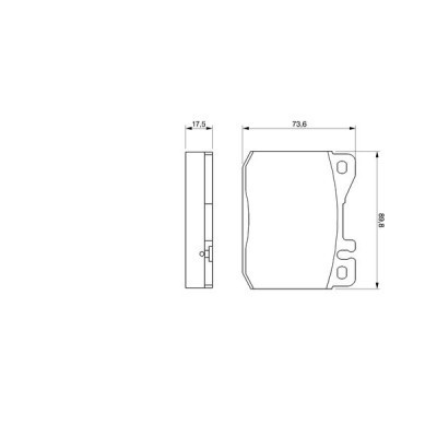 Гальмівні колодки Bosch 0 986 463 412 Вінниця - фото 5