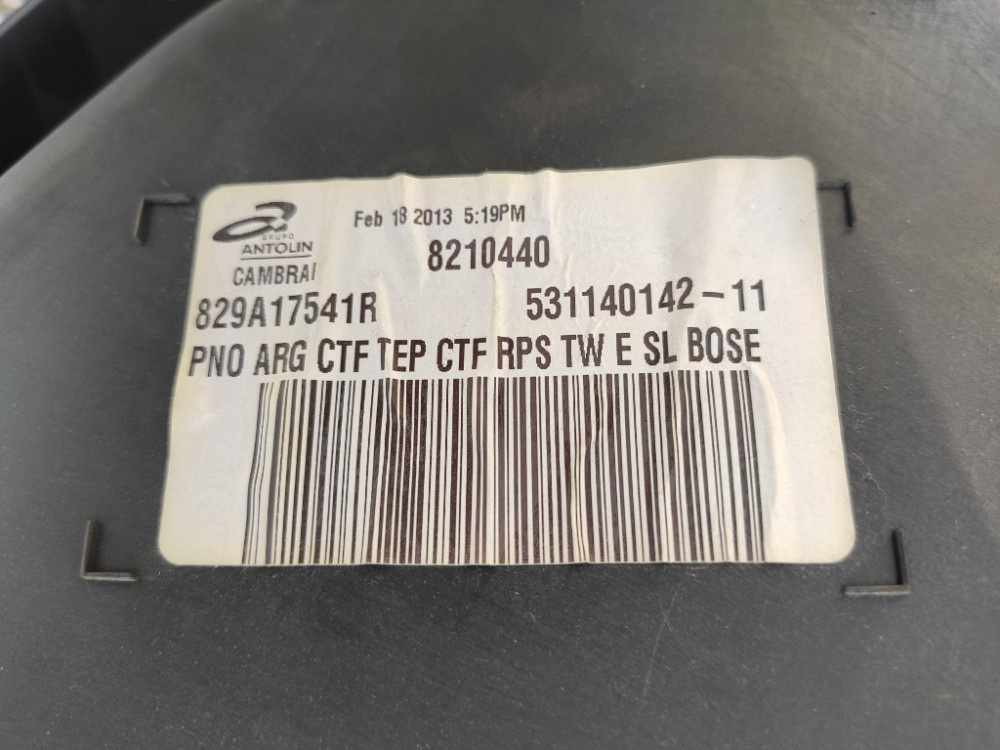 Карта дверей задня ліва Renault Scenic III 2013-2016 (829A17541R) Ковель - изображение 6