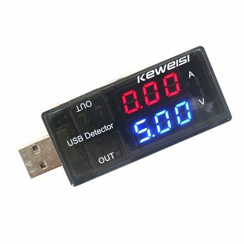 Usb тестер Keweisi (вольтметр DC 9В + амперметр 3A) на 2 порта Usb Charge Doctor Полтава - изображение 1