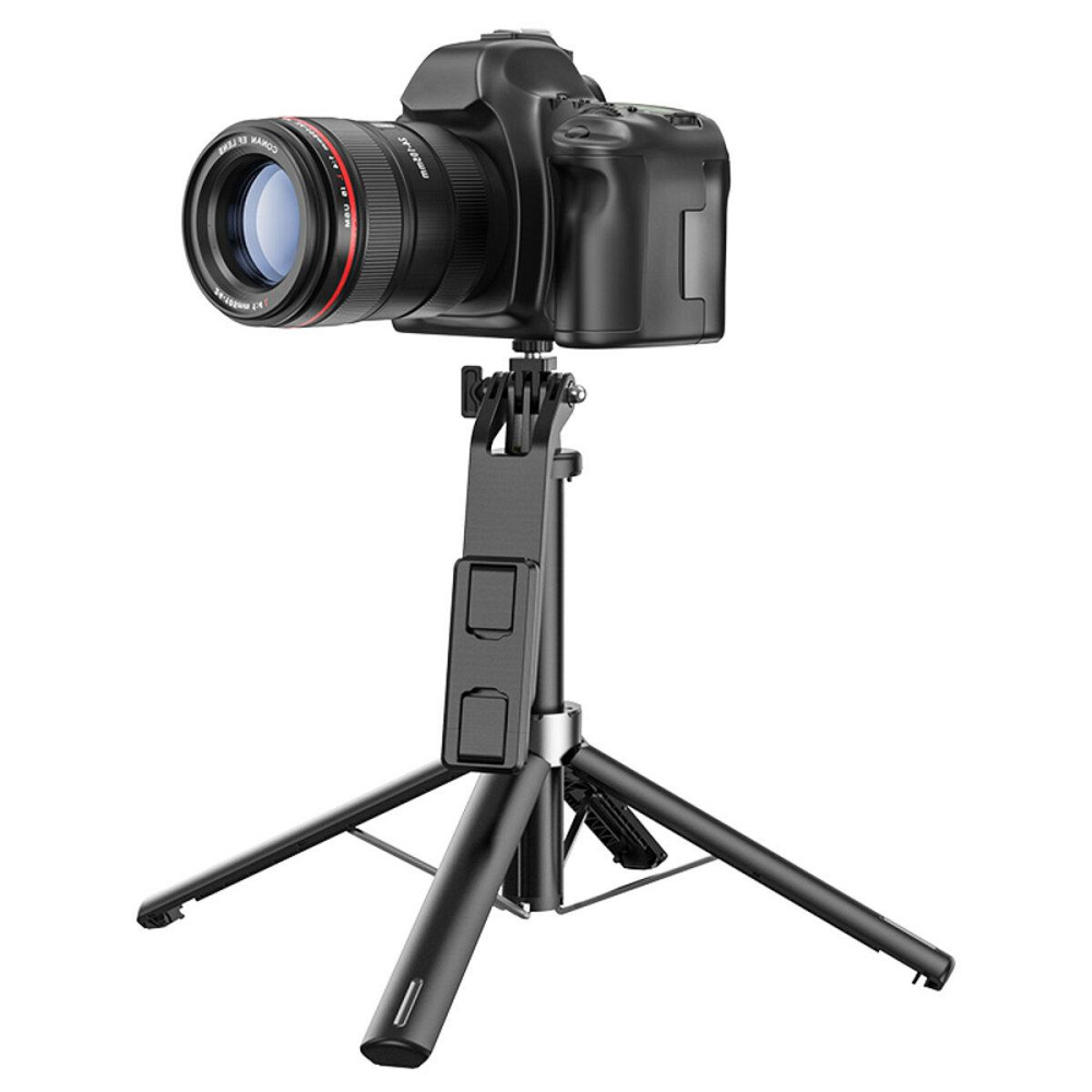 Селфі-монопод HOCO K21 Stream aluminum alloy live broadcast holder Black 6942007609975 Одеса - фото 5