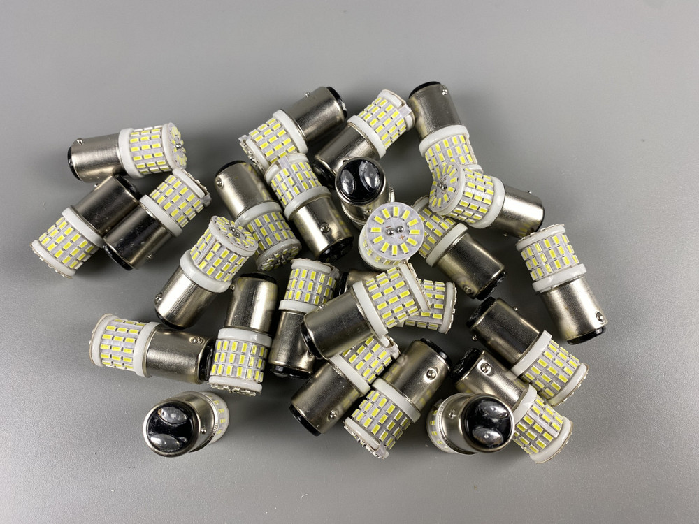 Лампа LED стоп-сигналу і покажчика повороту 12V з 2-х контактним цоколем 1157 BAY15d Мукачево - фото 10