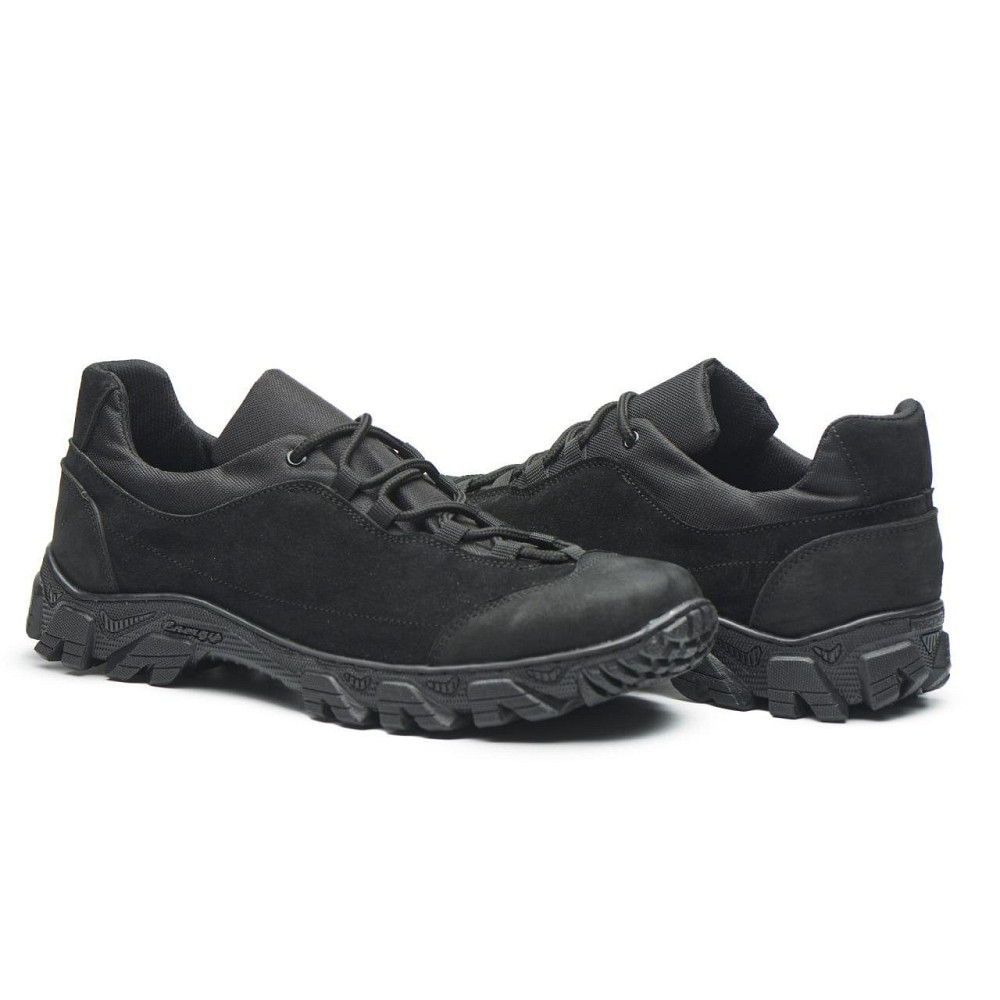 Кросівки тактичні із замші шкіри та кордури чорного кольору 42 (28) Харків - фото 6