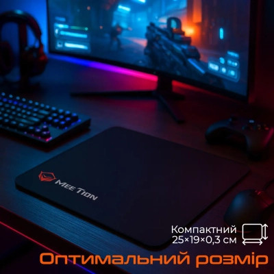 Килимок для мишки Meetion PD015 Black (MT-PD015-A) Вінниця - фото 6
