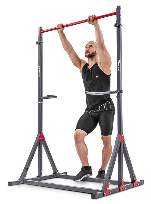 Підлоговий турнік із регульованою висотою багатофункціональний до 200 кг бруси для дому та спортзалу HS-1015K Київ - фото 8