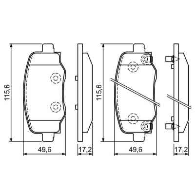 Гальмівні колодки Bosch 0 986 494 930 Вінниця