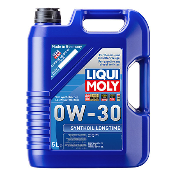 Синтетична моторна олива - Synthoil Longtime SAE 0W-30 5л. Коломыя - изображение 1