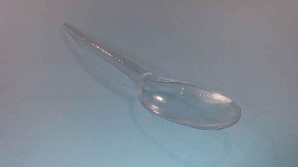 Ложки Юніта пластикові Преміум 100 шт Прозорі Харків - фото 1