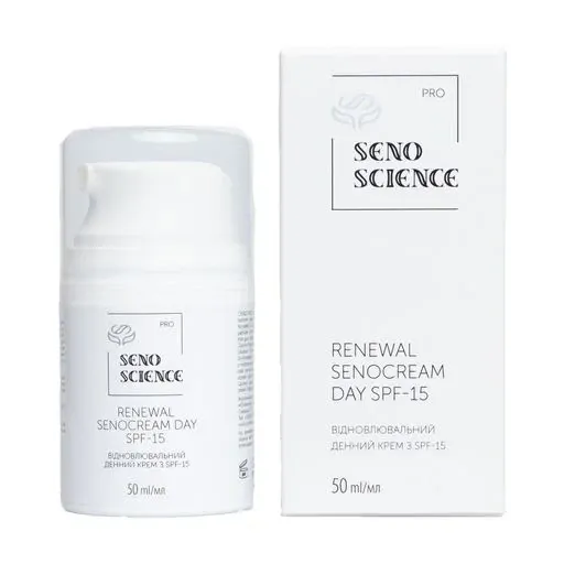 Відновлювальний крем денний з SPF-15 Renewal SenoCream Day SPF-15 Senoscience 50 мл Дніпро - фото 1