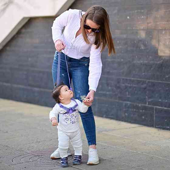 Віжки - повідок для дітей Baby Walk Safety Harness Lorelli Чорний Кривий Ріг