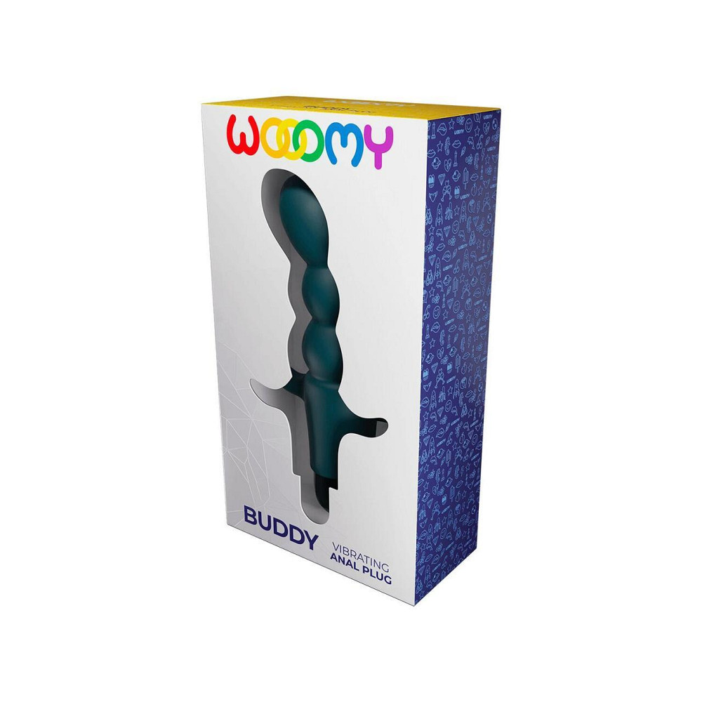 Анальний вібростимулятор Wooomy Buddy Sex Aura Київ - фото 5