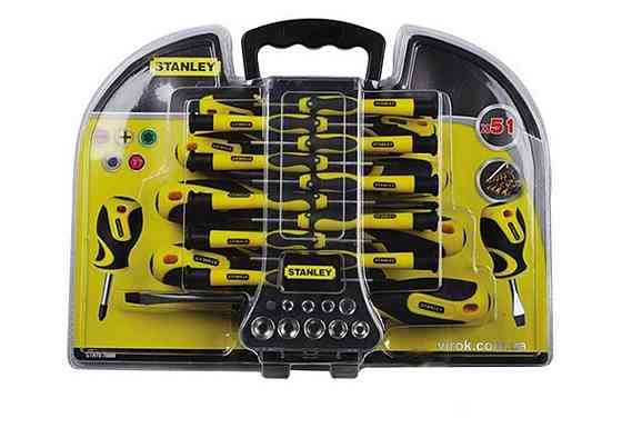 Набір викруток, торцевих насадок STANLEY : чохол органайзер, 51 елементів. Одеса