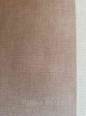 Ообои вінілові на флізелін Decoprint Moments MO22806 однотонні під мішковину теракотові Київ