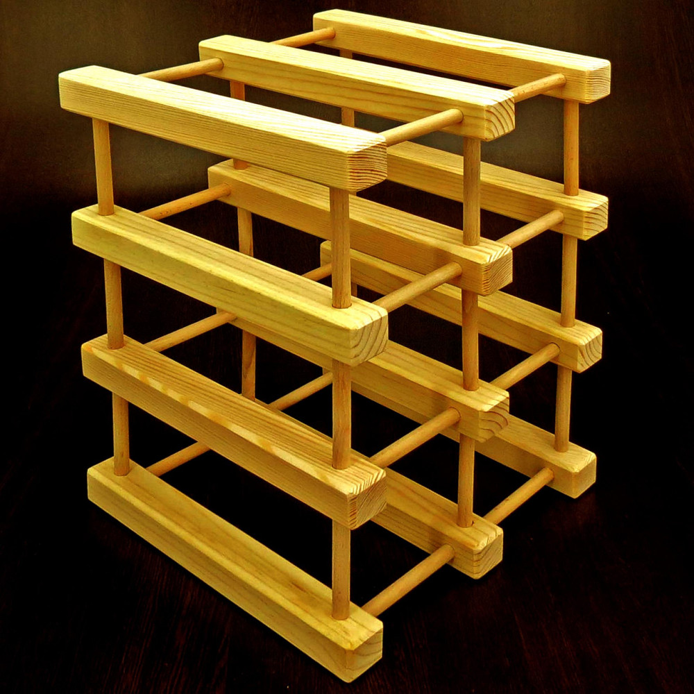 Настольная винная полка 