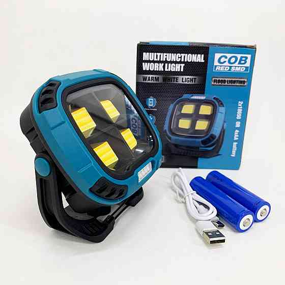 Фонарь кемпинг W894-1-4COB(White+Yellow)+5SMD(Red) Power bank FN-35 Львов