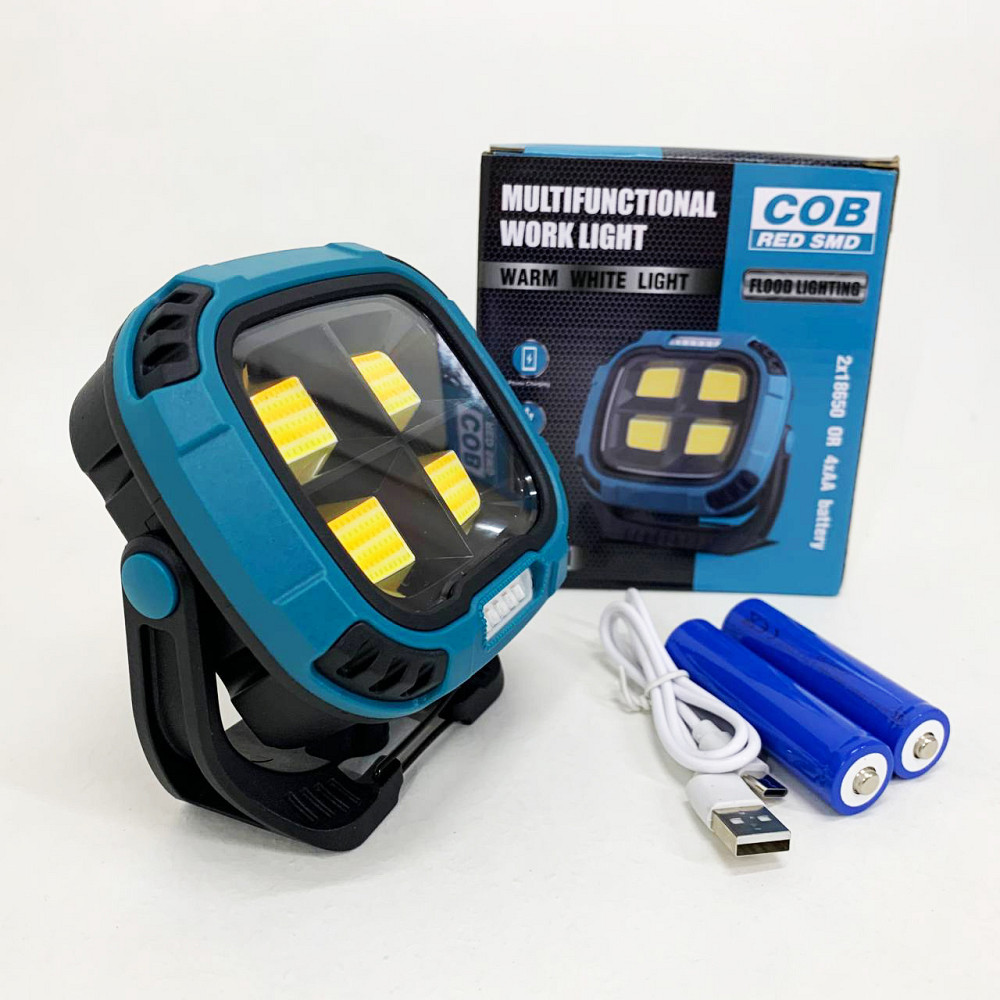 Фонарь кемпинг W894-1-4COB(White+Yellow)+5SMD(Red) Power bank FN-35 Львов - изображение 5