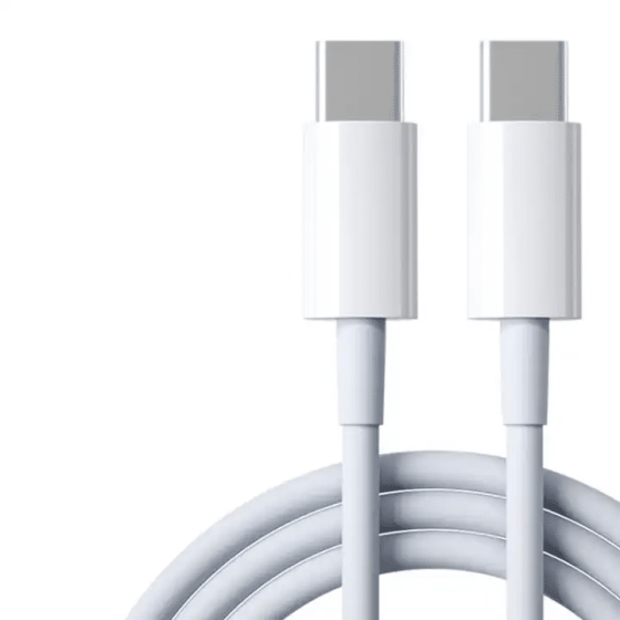 Кабель Type-C to Type-C 60W, 2 м, білий Киев