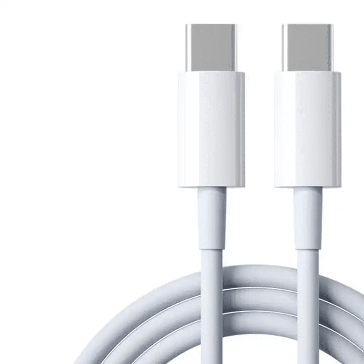 Кабель Type-C to Type-C 60W, 2 м, білий Київ - фото 1