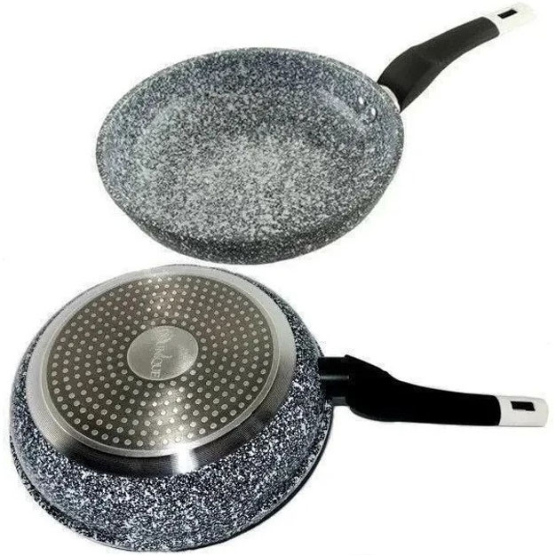 Сковорода глубокая алюминий UNIQUE UN-5113 20 см, Практичная сковорода для кухни, Сковородки без масла VB-75 Львов - изображение 12