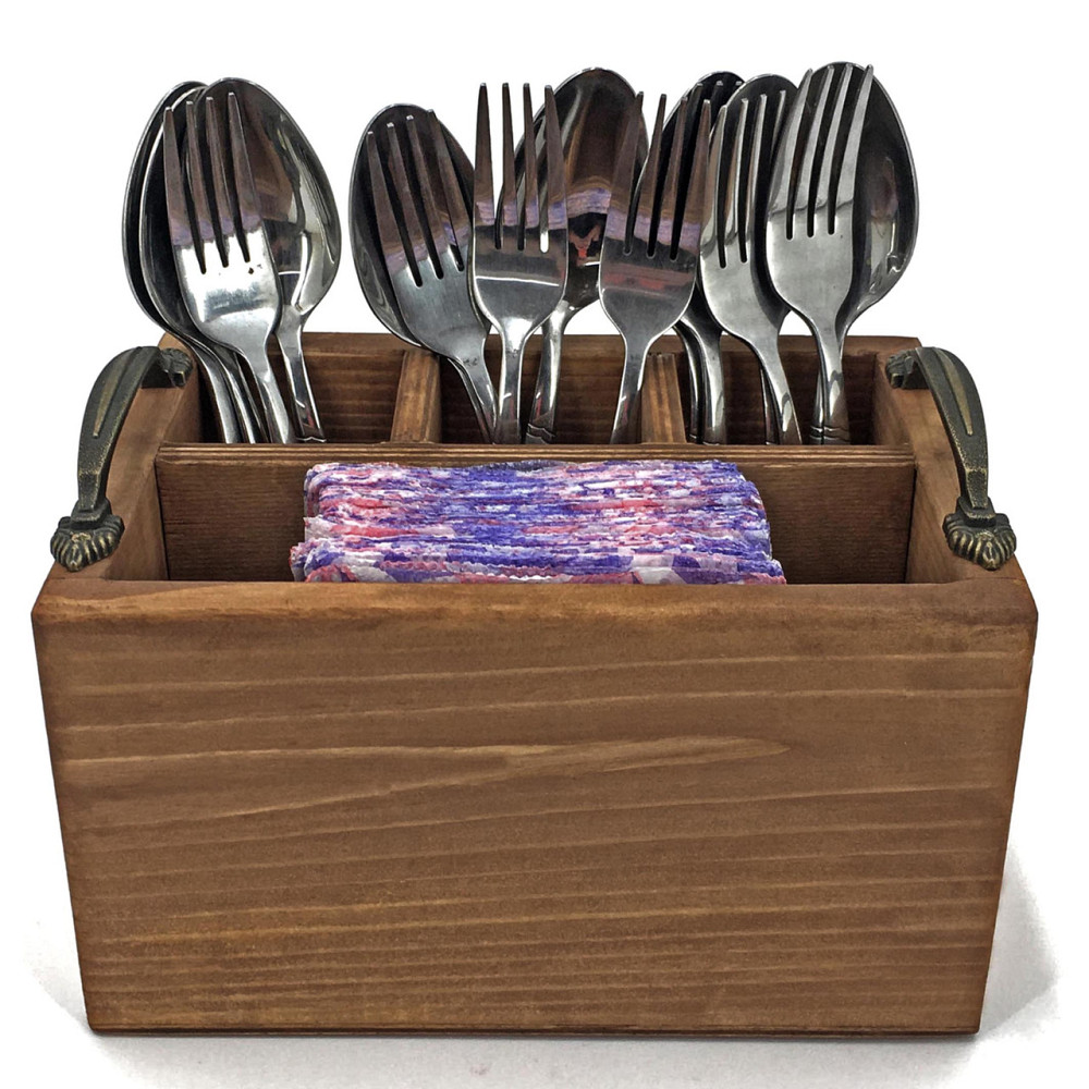 Підставка для столових приладів "Полло" сепія Миколаїв - фото 1