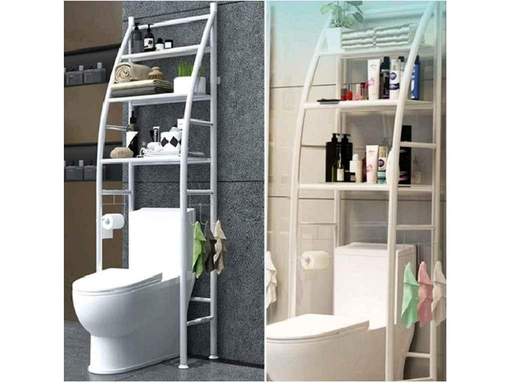 Полиця-стелаж 3яр для туалету 46*25*167см R30890 ТМ STENSON Київ - фото 1