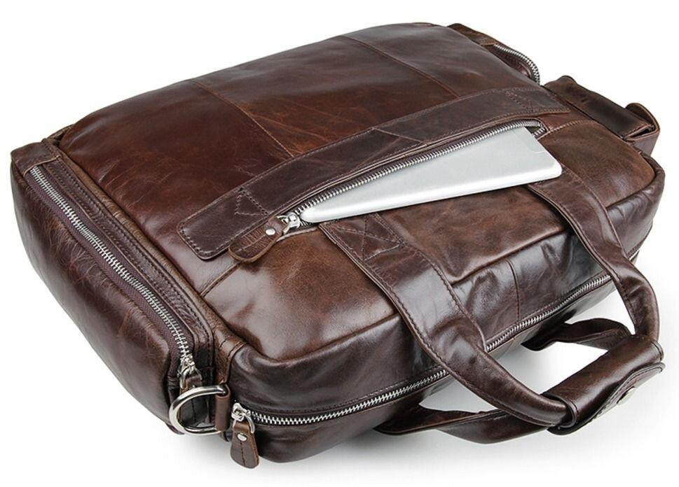 Сумка мужская коричневая (Vintage) Киев - изображение 2