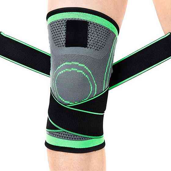 Бандаж колінного суглоба XL, KNEE SUPPORT WN-26, Зелений / Фіксатор колінного суглоба / Наколінник еластичний Київ