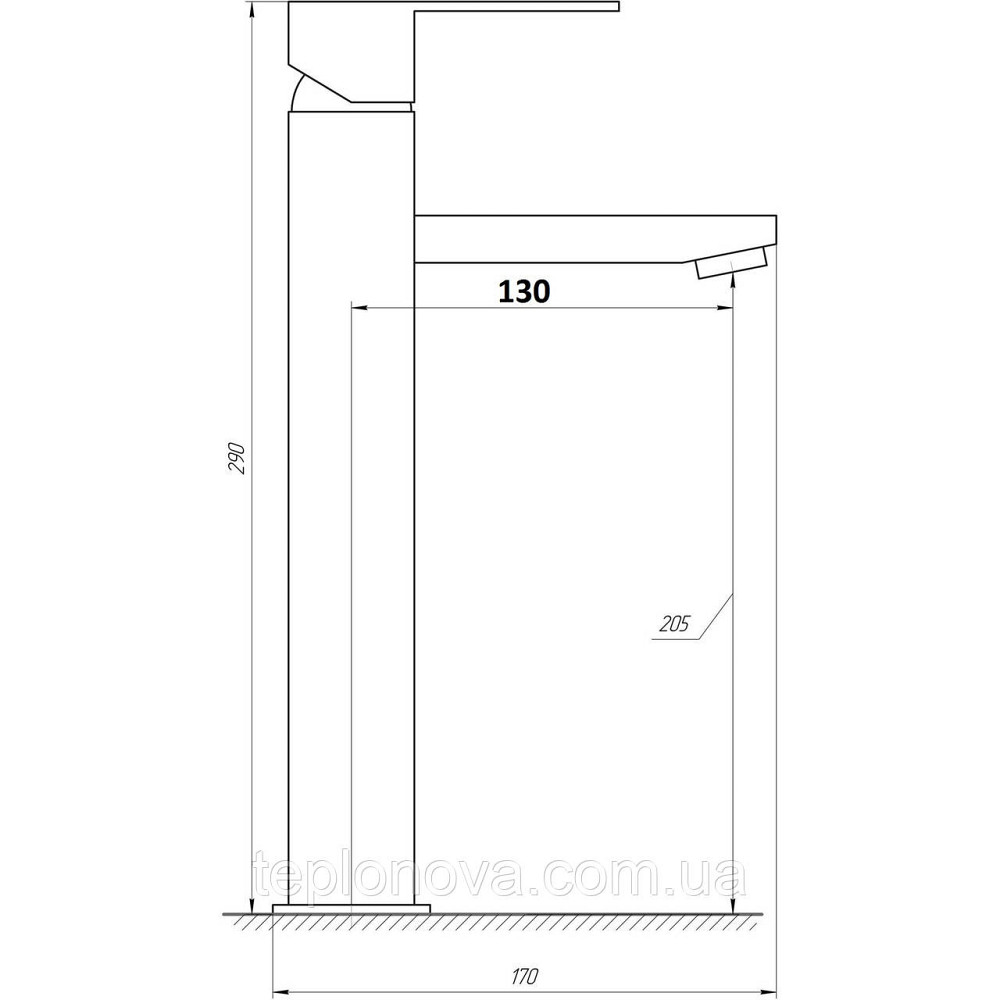 Смеситель для умывальника Globus Lux SICILIA SBQ-201 Черновцы - изображение 4
