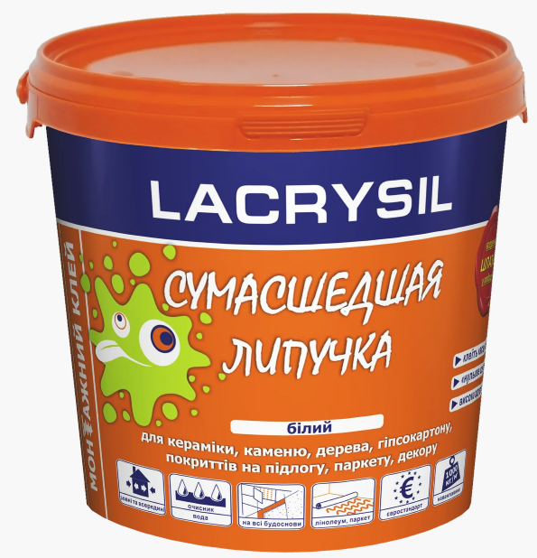 Клей 1,2кг Лакрисіл "Скажена ліпучка" Житомир - фото 1
