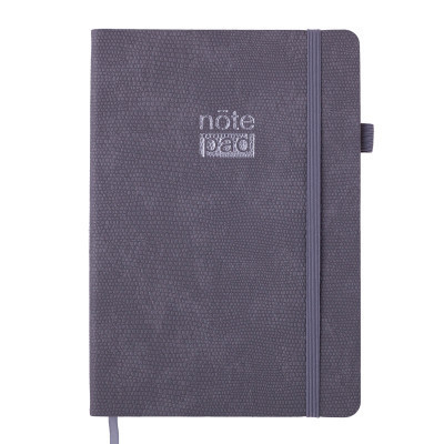 Книга записна Buromax Respect 96 аркушів А5 у клітинку сірий (BM.295108-09) Вінниця - фото 1