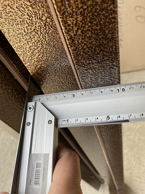 Двері металеві  Redfort - Серія Метал/Метал + притвор в комплектаціі  Оптима плюс , колір Мідний антік Київ - фото 2