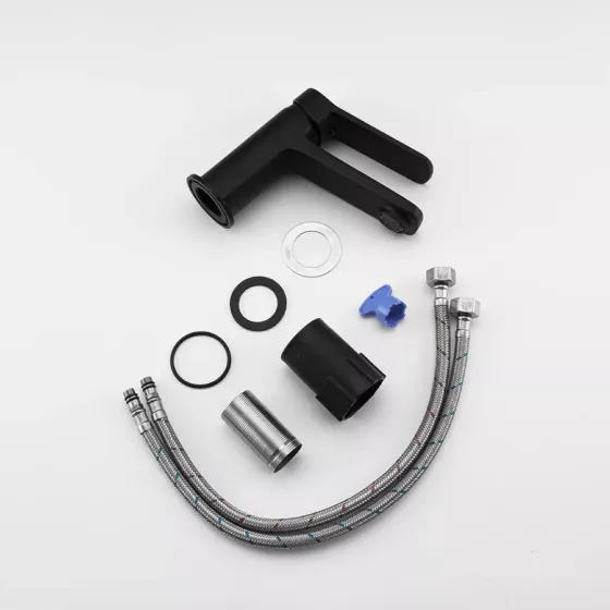 Смеситель для умывальника Frap F1062 черный Киев