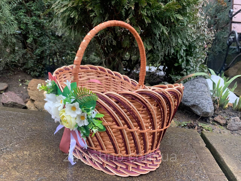 Пасхальний кошик плетений з лози Київ - фото 3