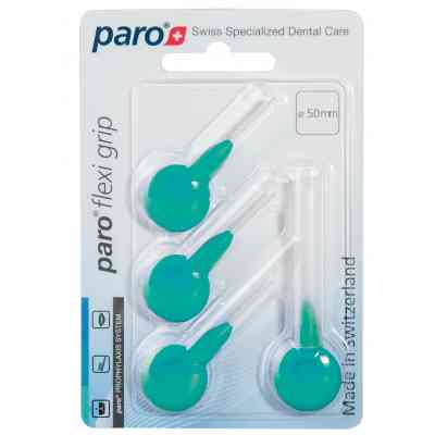 Щітки для міжзубних проміжків Paro Swiss Flexi Grip середні Ø 5.0 мм 4 шт. (7610458010754) Вінниця