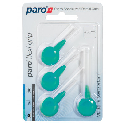 Щітки для міжзубних проміжків Paro Swiss Flexi Grip середні Ø 5.0 мм 4 шт. (7610458010754) Вінниця - фото 2
