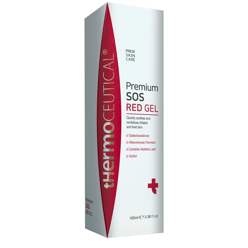 Маска-гель для чутливої та подразненої шкіри Premium SOS Red Gel - THERMOCEUTICAL 100 мл Дніпро - фото 4
