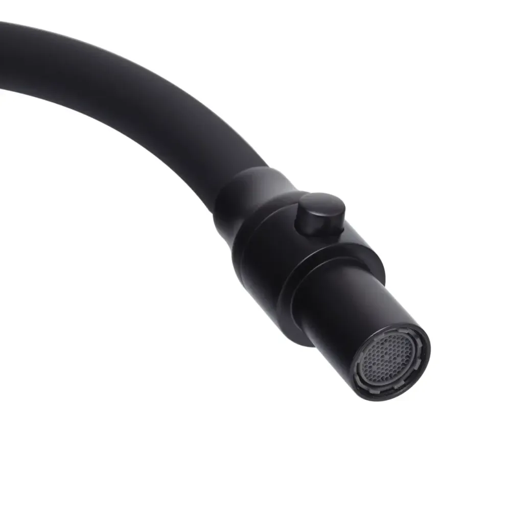 Змішувач для кухні Koer KB-72009-05 з виходом для питної води латунь/колір чорний (KR5007) Чернівці - фото 10