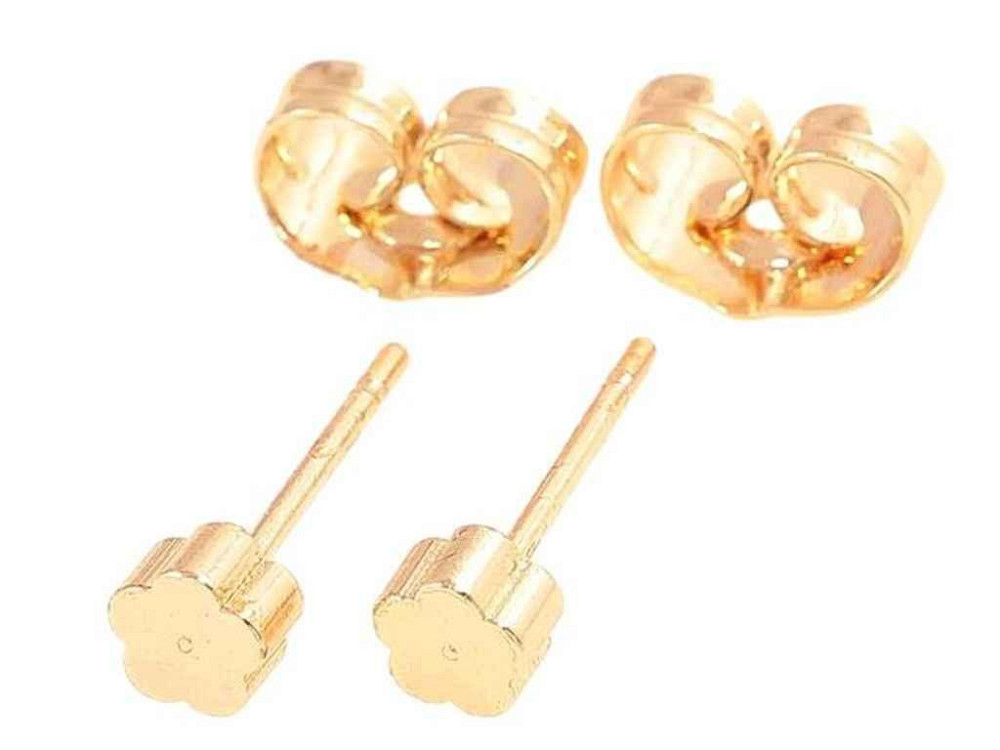 Серьги ML Цветок 18K пусеты Цветочки (278085) ТМ XUPING Киев - изображение 1