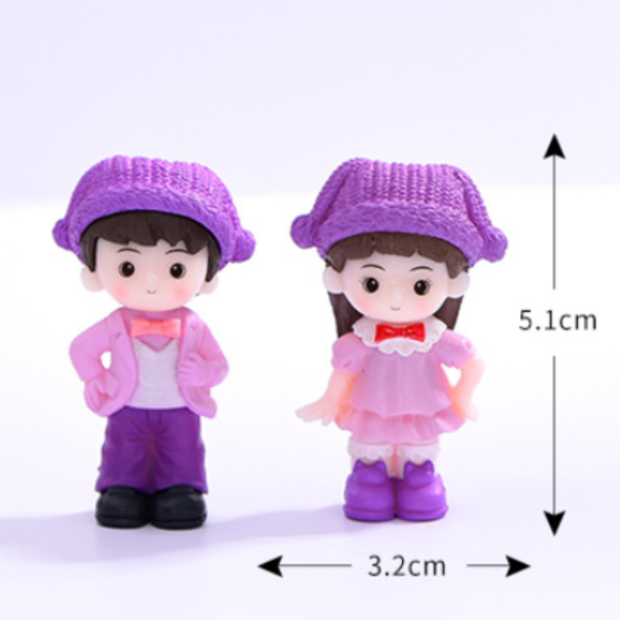 Набір фігурок дітей Бузковий стиль 5.1 х 3.2 см Одеса