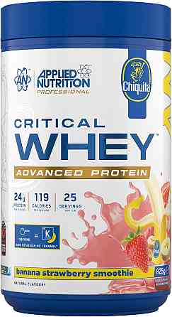 Протеин Applied Nutrition Critical Whey Protein 825 г, Chiquita Banana Strawberry Smoothie Луцк