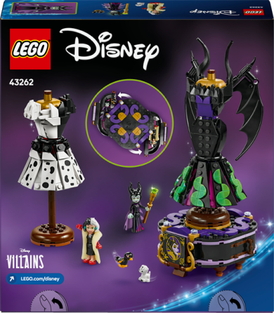 Конструктор LEGO Disney Villains Сукні Малефісенти та Лютелли де Віль 524 деталі (43262) Харків