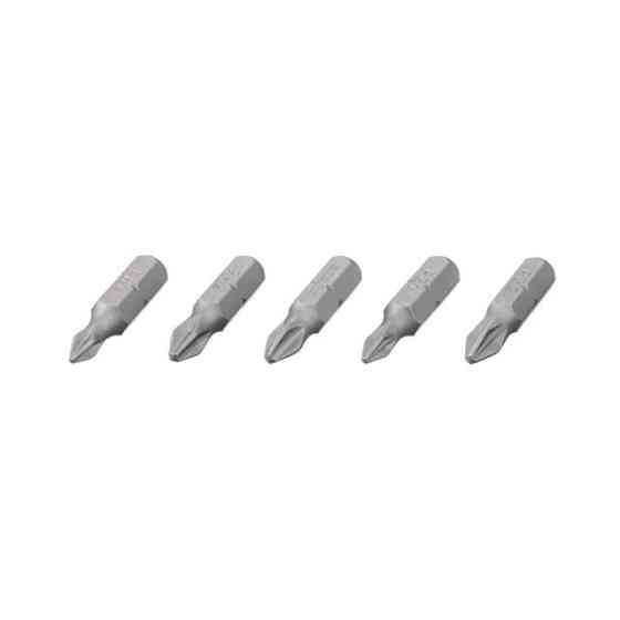 Набір викруткових насадок, PH1, PH2, PZ1, PZ2, 1/4"×25 мм, ACR, S2, 5 од., STORM INTERTOOL VT-0210 Київ