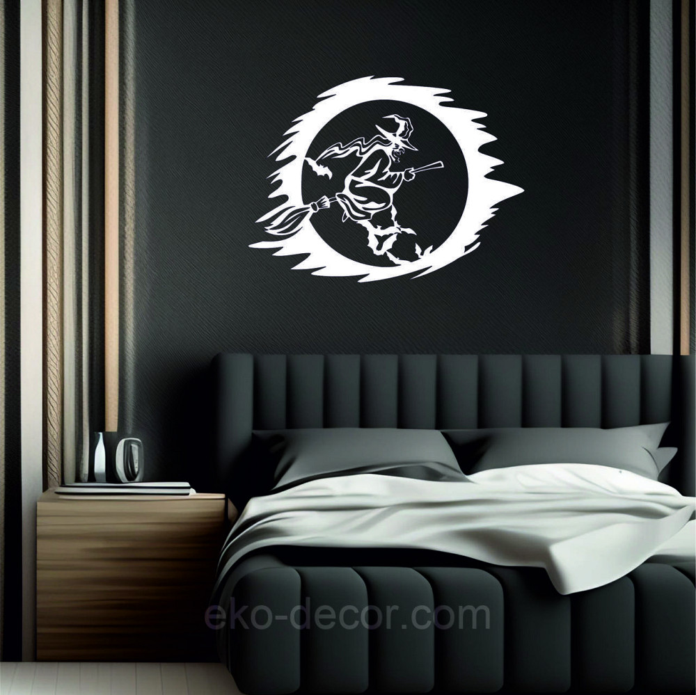 Декоративное настенное Панно «Ведьма» Декор на стену 110*83 см, Белый Киев - изображение 6