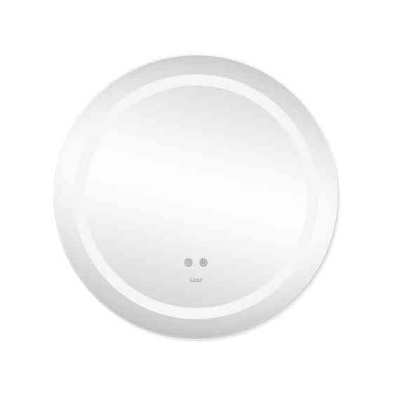 Дзеркало кругле для ванної Lidz Aria R600 з LED-підсвіткою Touch, з антизапотіванням LD78LR600 Харків
