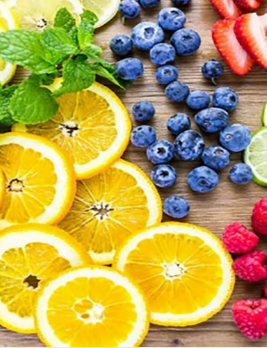 Аалмазна картина Фруктове асорті Strateg розміром 40х50 см кр (JSFH85883) без підрамника, шт Київ - фото 1